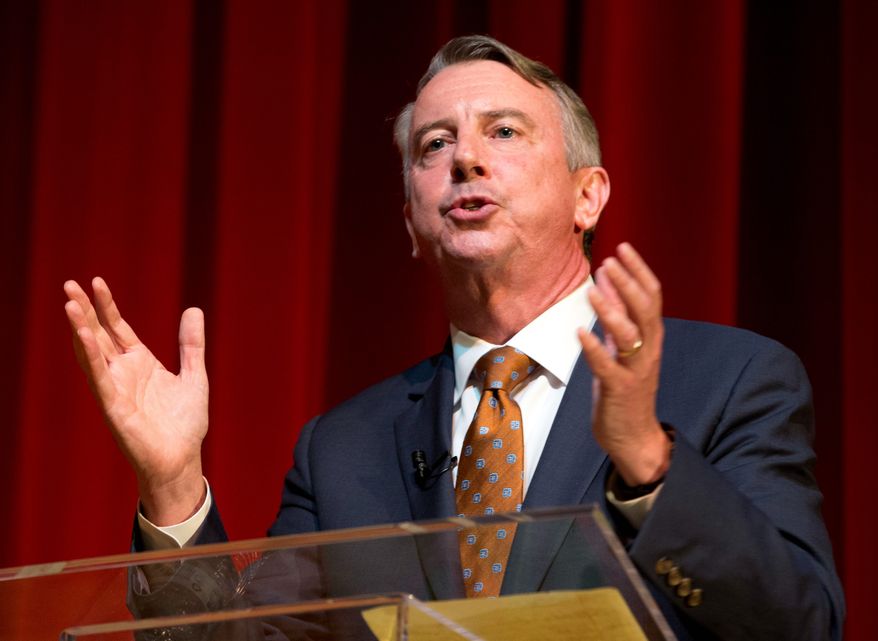 Mr. Gillespie says if he wins Virginia&#39;s governorship, he will enlist state and local police to help enforce immigration laws. He says he would require businesses to use the E-Verify program.
