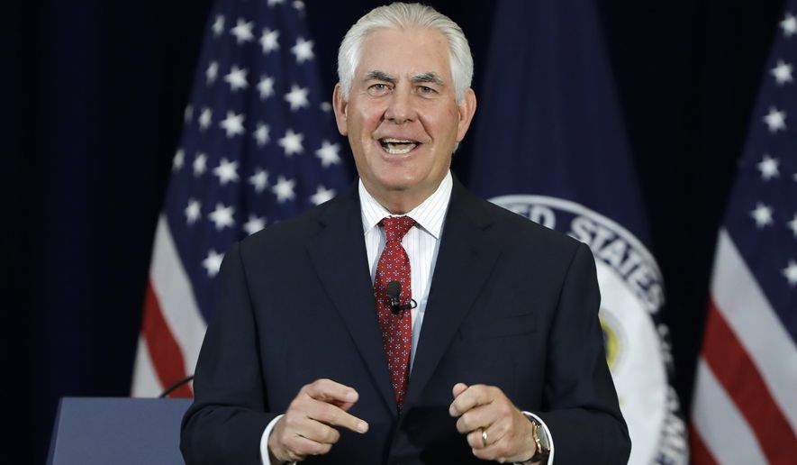 Secretary of State Rex W. Tillerson on Monday approved the Protecting Life in Global Health Assistance plan, which broadens the scope of the Mexico City Policy. (Associated Press/File)