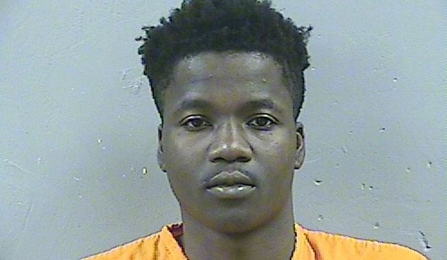This Madison County Detention Center booking photograph taken Thursday, May 18, 2017 shows Tyreek Washington.  Madison County District Attorney Michael Guest announced at a news conference that authorities plan to charge Washington, Dwan Wakefield, and Byron McBride,in the death of 6-year old Kingston Frazier.  Authorities found Frazier shot at least once in the back seat of his mother's stolen car, which Jackson Police Cmdr. Tyree Jones said was abandoned in a muddy ditch about 15 miles (20 kilometers) north of Jackson, Miss.  (Madison County Sheriff's Office via AP)