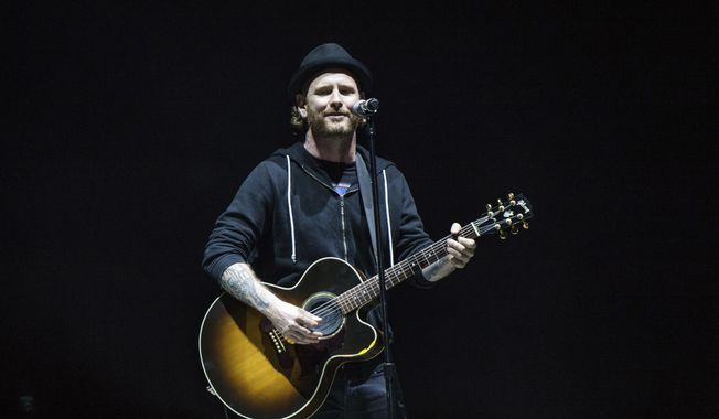 Corey Taylor performs a tribute to Chris Cornell at Rock On The Range Music Festival on Friday, May 19, 2017, in Columbus, Ohio. (Photo by Amy Harris/Invision/AP)