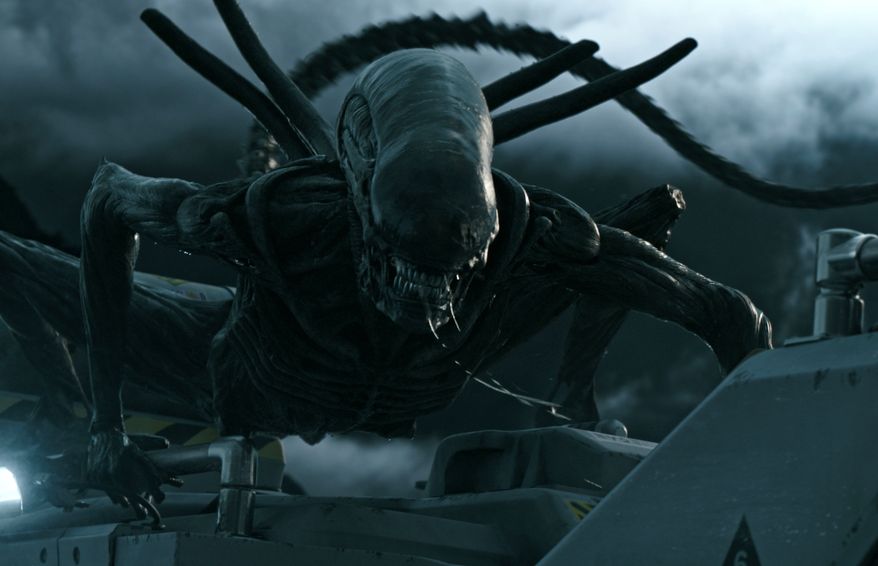 This image released by Twentieth Century Fox shows a scene from &quot;Alien: Covenant.&quot;  (Twentieth Century Fox via AP)