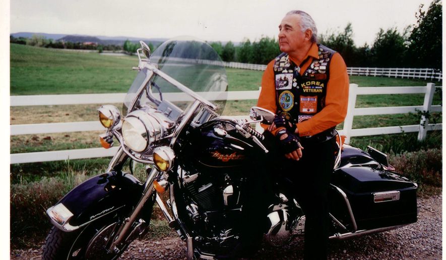 Air Force veteran and avid motorcyclist, Sen. Ben Nighthorse Campbell rode many times with Rolling Thunder during his years in Congress. Photo courtesy of Ben Nighthorse Campbell.
