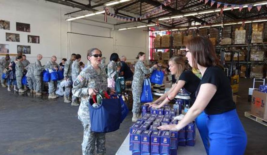 USO offers &quot;care packages&quot; from Giant Food. Image courtesy of Giant Food.