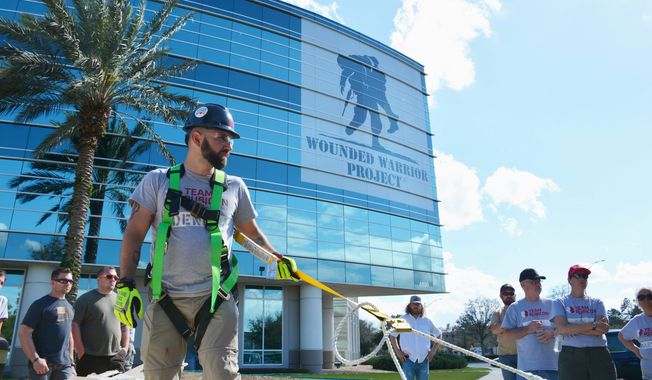 Wounded Warrior Project hosted Team Rubicon disaster training at its Jacksonville, Florida, headquarters. Veterans and volunteers learned to respond to disasters. Photo courtesy of Wounded Warrior Project.