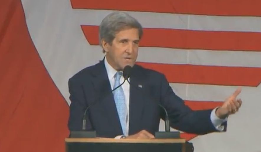 Former Secretary of State John Kerry blasted the Trump administration during a commencement speech Wednesday at Harvard&#39;s John F. Kennedy School of Government, advising graduates to learn to speak Russian in light of collusion allegations. (YouTube/@Harvard Kennedy School)