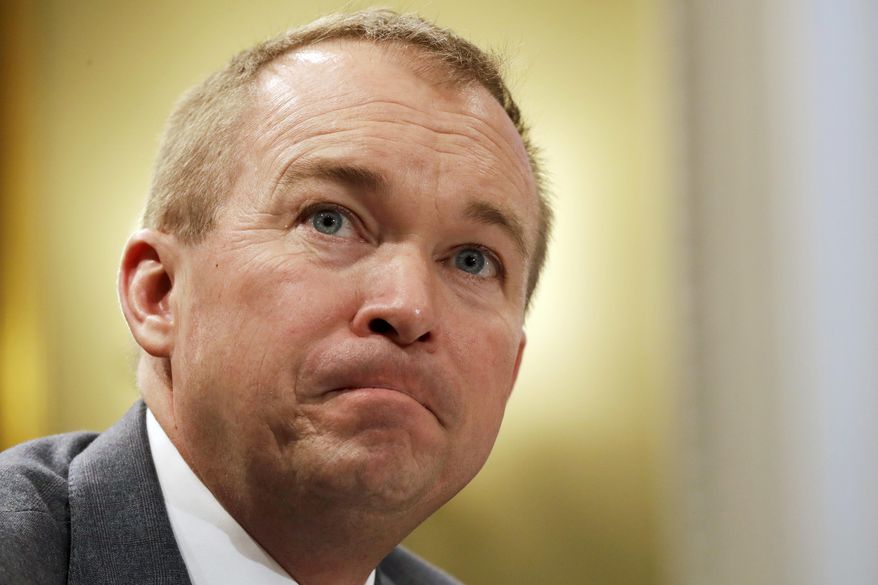 Budget Director Mick Mulvaney testifies on Capitol Hill in Washington, Wednesday, May 24, 2017, before the House Budget Committee hearing about President Donald Trump's fiscal 2018 federal budget. (AP Photo/Jacquelyn Martin)