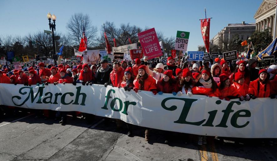 The annual March for Life in Washington, D.C. (Associated Press, File)
