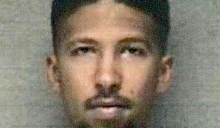 This May 28, 2017 photo provided by the Delaware County Sheriff's Office in Muncie, Ind., shows Nathaniel Jordan. Police say Jordan punched his girlfriend as she was driving a van carrying him and her four children along an Indiana highway Sunday, May 28, 2017, causing a single-car crash that killed her 6-year-old daughter. Jordan faces preliminary neglect, criminal recklessness and other charges. (Delaware County Sheriff's Office via AP)