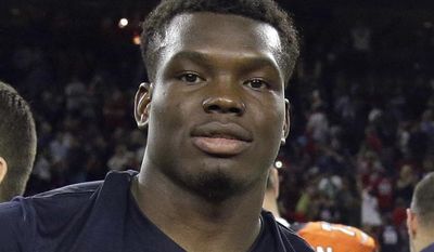 FILE - This is a Dec. 24, 2016, file photo showing Houston Texans' Keith Mumphery after an NFL football game against the Cincinnati Bengals, in Houston. Police documents obtained by a newspaper say Houston Texans wide receiver Keith Mumphery was expelled from a Michigan State graduate studies program last year for a sexual misconduct violation. The Detroit Free Press reported Wednesday, May 31, 2017, that  Mumphery was accused of sexually assaulting a student in a dormitory in March 2015. (AP Photo/Sam Craft, File)