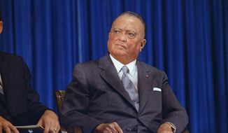 J. Edgar Hoover was FBI director from 1935 until his death in 1972. (Associated Press)