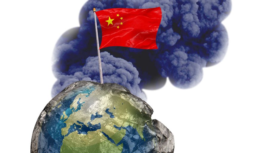 China Pollution Illustration by Greg Groesch/The Washington Times