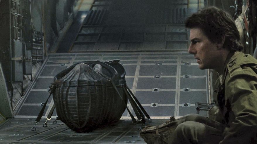 In this image released by Universal Pictures, Tom Cruise appears in a scene from, "The Mummy." (Universal Pictures via AP)