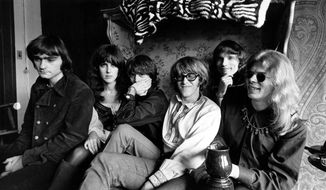 ADVANCE FOR USE TUESDAY, JUNE 13, 2017 AND THEREAFTER-FILE - In this March 8, 1968 file photo, members of the rock group Jefferson Airplane pose in San Francisco. From left are, Marty Balin, lead singer, songwriter and founder, Grace Slick, vocalist, Spencer Dryden, drummer, Paul Kantner, electric guitar and vocalist, Jorma Kaukonen, lead guitarist, vocalist and songwriter and Jack Casady, bass guitarist. The Summer of Love in 1967 marked a turning point in rock and roll history: It introduced America to the exciting new sounds coming out of San Francisco&#39;s local music scene. There was the Grateful Dead, Jefferson Airplane, Quicksilver Messenger Service, Big Brother and the Holding Company, which launched Janis Joplin&#39;s career, and Country Joe and the Fish, a psychedelic rock band. (AP Photo/File)