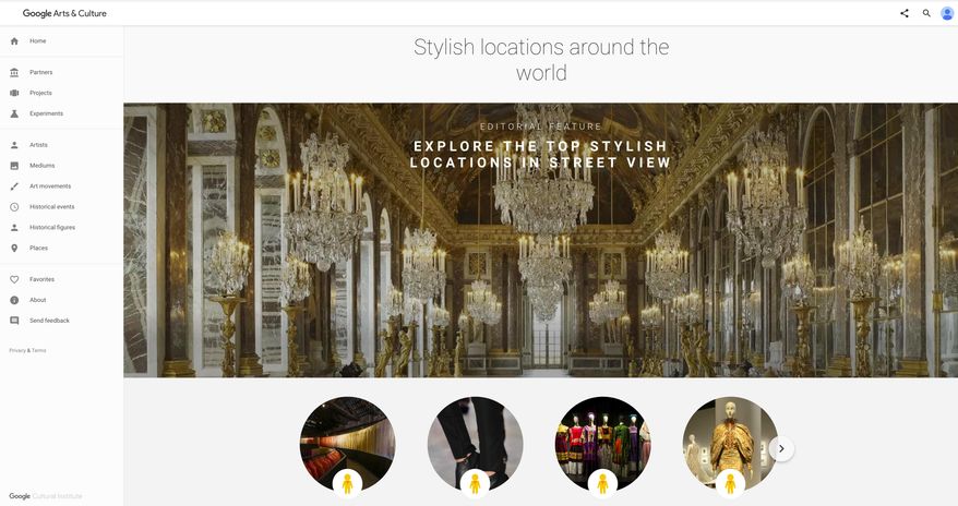 This screen image released by Google shows a section of the new Google project, "We Wear Culture." Google Inc., which launched the Google Art Project in 2011 to link users with vast art collections around the world, has expanded its scope to include fashion. The new initiative, uses Google's technology to connect users to fashion collections at museums and other institutions around the world, giving them the ability to not only view a garment, but to zoom in on the hem of a dress, wander around an atelier, or even sit down with Metropolitan Museum of Art costume restorers. (Google via AP)