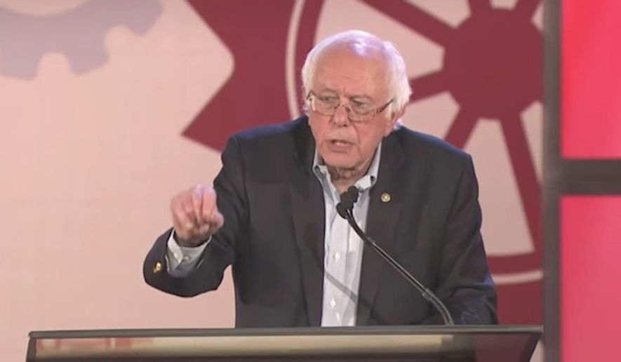 Sen. Bernie Sanders told a Chicago crowd over the weekend that the Democratic Party&#39;s strategy has been an &quot;absolute failure&quot; and is directly responsible for getting President Trump elected. (YouTube/@Politicus Media)