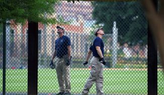 A gunman shot at lawmakers during a congressional baseball practice in Alexandria, Virginia, Wednesday. Rep. Steve Scalise was injured in the attack. (Associated Press)