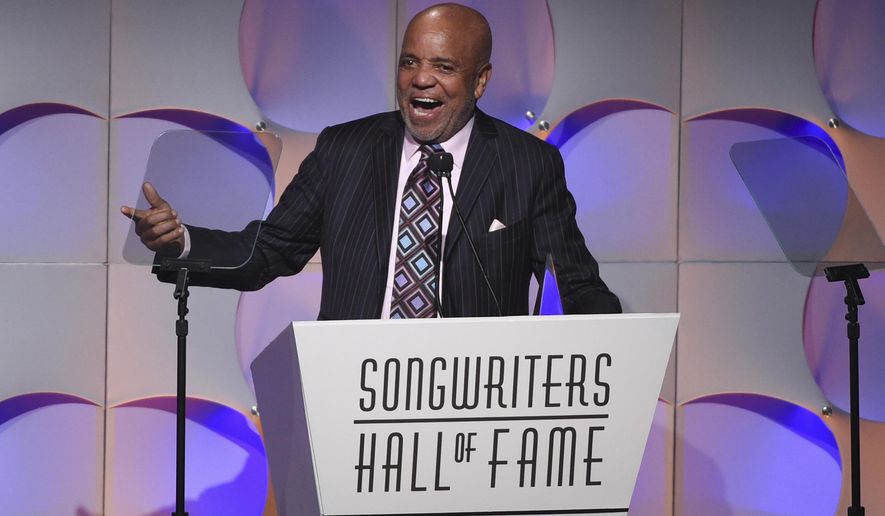 Music mogul Berry Gordy accepts his award at the 48th Annual Songwriters Hall of Fame Induction and Awards Gala at the New York Marriott Marquis Hotel on Thursday, June 15, 2017, in New York. (Photo by Evan Agostini/Invision/AP)