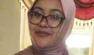 This undated image provided by the Hassanen family shows Nabra Hassanen in Fairfax, Va. Police in Fairfax, Va., said Monday, June 19, 2017, that &quot;road rage&quot; was to blame for the slaying of a 17-year-old muslim girl who was walking with friends to her mosque between Ramadan prayers this weekend. Police have not identified Hassanen, but her father confirmed she was the victim in Sunday&#39;s attack. (Courtesy Hassanen Family via AP)
