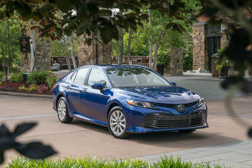 The word &quot;vanilla&quot; had been bandied around by the Toyota suits referring to their dependable brand favorite, but the promise is &quot;the 2018 version of the Camry is anything but.&quot; (Photo courtesy of Toyota)

