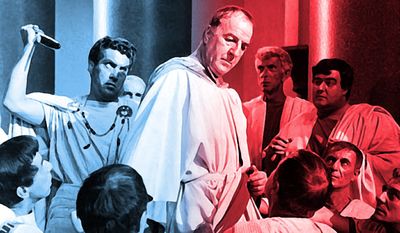 Illustration on the cultural importance of Shakespeare and his play, 'Julius Caesar'              The Washington Times