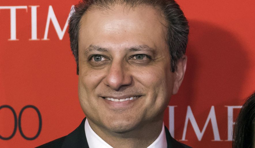 In this April 25, 2017, file photo, former U.S. Attorney Preet Bharara attends the TIME 100 Gala, celebrating the 100 most influential people in the world, in New York. (Photo by Charles Sykes/Invision/AP, File)