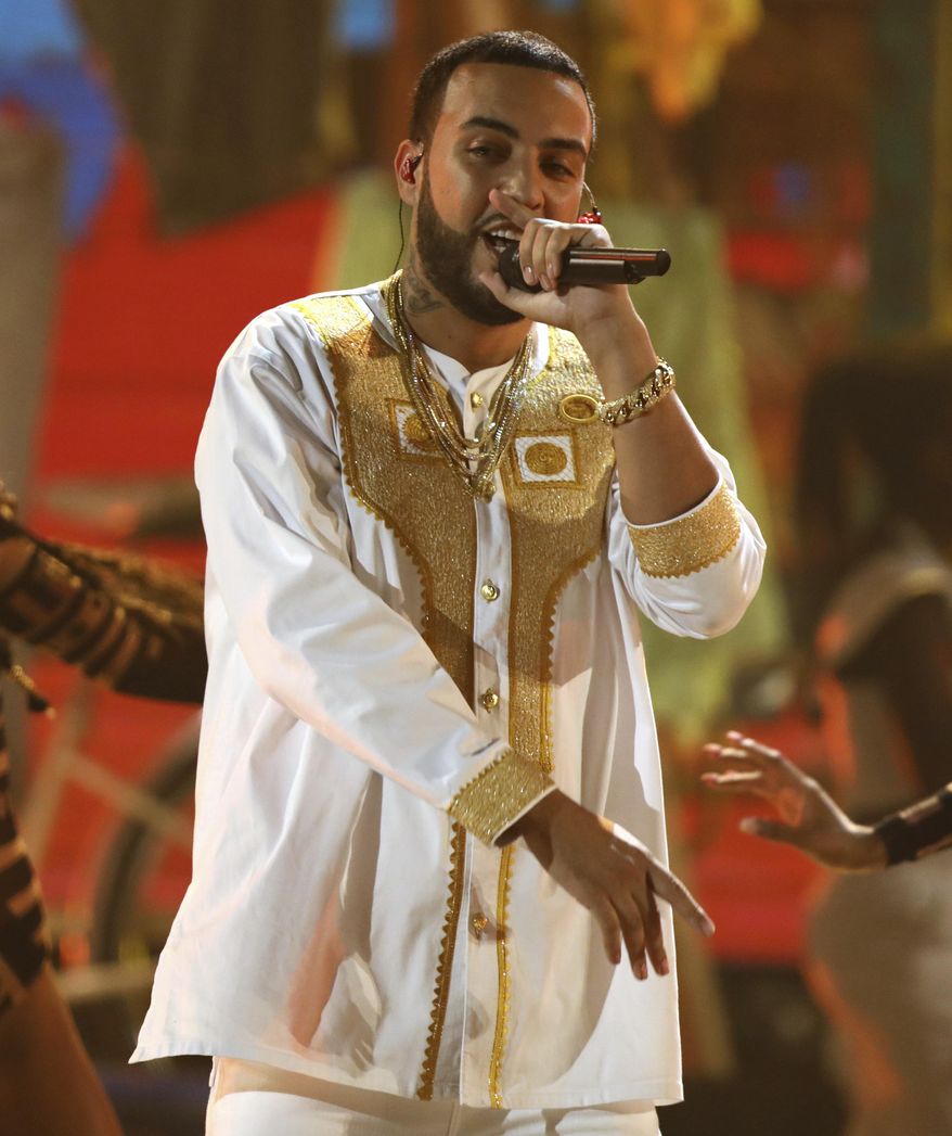 French Montana performs at the BET Awards at the Microsoft Theater on Sunday, June 25, 2017, in Los Angeles. (Photo by Matt Sayles/Invision/AP)