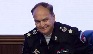 Anatoly Antonov, who has been tapped as the next Russian ambassador to the U.S., is an advocate for improving relations. (Associated Press) 