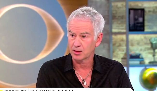 Tennis icon John McEnroe refused to apologize on June 27, 2017, for comments he made about Serena Williams&#x27; ranking in a hypothetical scenario where she played on the men&#x27;s circuit. (&quot;CBS This Morning&quot; screenshot)