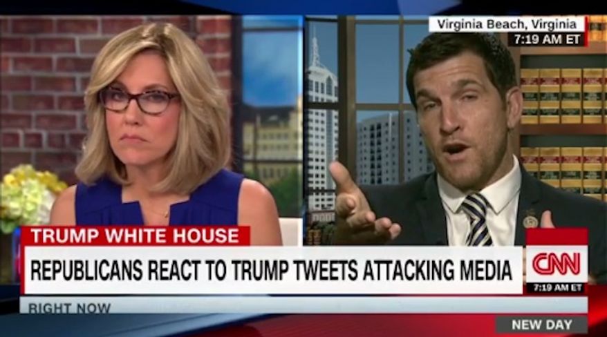 Rep. Scott Taylor says the left-leaning media need stop playing into President Trump's hands by overanalyzing his every tweet and start covering some real news. (CNN)