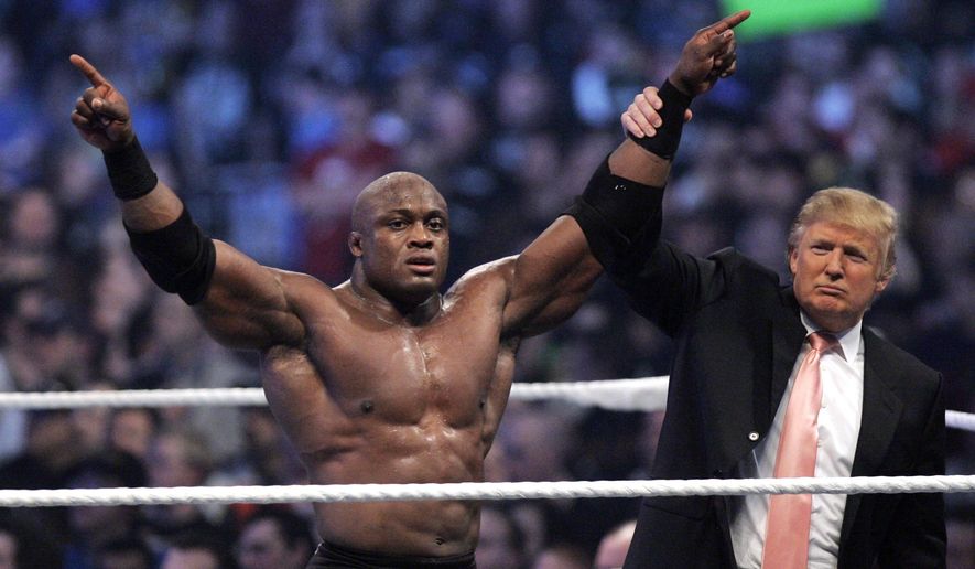 Smackdown! Trump’s insult act comes from pro wrestling hype