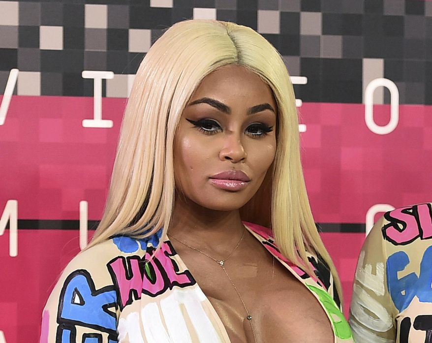 FILE - In this Aug. 30, 2015 file photo, Blac Chyna arrives at the MTV Video Music Awards in Los Angeles. Rob Kardashian said Instagram shut down his page on Wednesday, July 5, 2017, following his flurry of posts attacking his former fiancee Chyna. (Photo by Jordan Strauss/Invision/AP, File)