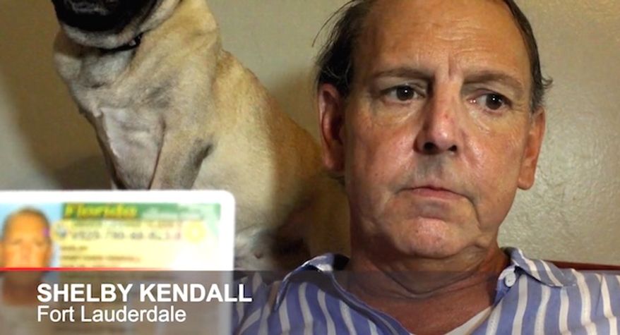 Shelby Kendall of Fort Lauderdale, Florida, was mis-gendered on a January 2017 ticket. A complaint was filed four days later against Officer James Brinton. (Sun-Sentinel video screenshot)