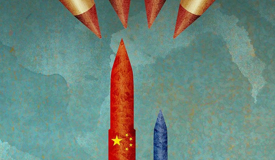 Closer to the Korean Showdown Illustration by Greg Groesch/The Washington Times
