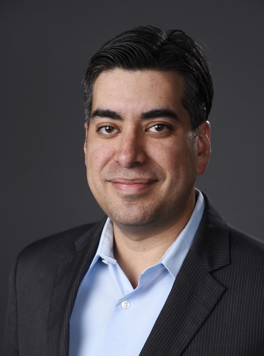 This undated photo shows Anthony McCartney, who The Associated Press named as its new West Coast entertainment and lifestyles editor on Wednesday, July 12, 2017. McCartney will be based in Los Angeles and lead a team of reporters there and in New York who report on film, the court and celebrity beats, and other entertainment topics. (Photo by Chris Pizzello/Invision/AP)