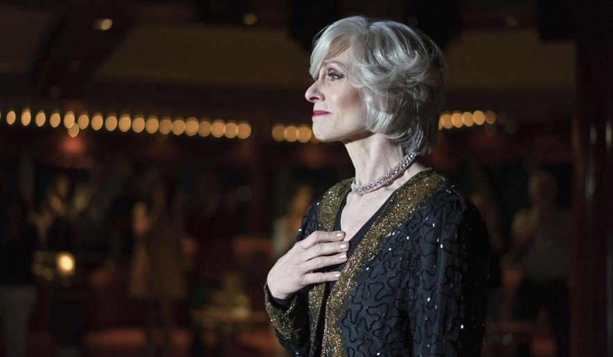 This image released by Amazon shows Judith Light in "Transparent." Light was nominated for an Emmy Award for outstanding supporting actress in a comedy series on Thursday, July 13, 2017. The Emmy Awards ceremony, airing Sept. 17 on CBS, will be hosted by Stephen Colbert. (Jennifer Clasen/Amazon via AP)