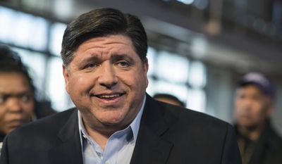 FILE - In this April 6, 2017, file photo, J.B. Pritzker, a billionaire businessman, announces his 2018 run for Illinois governor in Chicago. Democrats looking to unseat the first-term governor in 2018 say the moves should alarm people in Illinois, where lawmakers&#39; inability to agree on a state budget led to deep cuts to social services and universities and caused the state to rack up almost $15 billion in unpaid bills. &amp;quot;This is the Donald Trump playbook of playing to the worst extremes of your base when you have nothing left to lose,&amp;quot; said Jordan Abudayyeh, a spokeswoman for Democratic candidate Pritzker. (Max Herman/Chicago Sun-Times via AP, File)