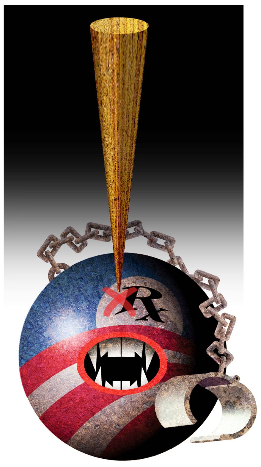 Illustration on the Cruz Amendment by Alexander Hunter/The Washington Times
