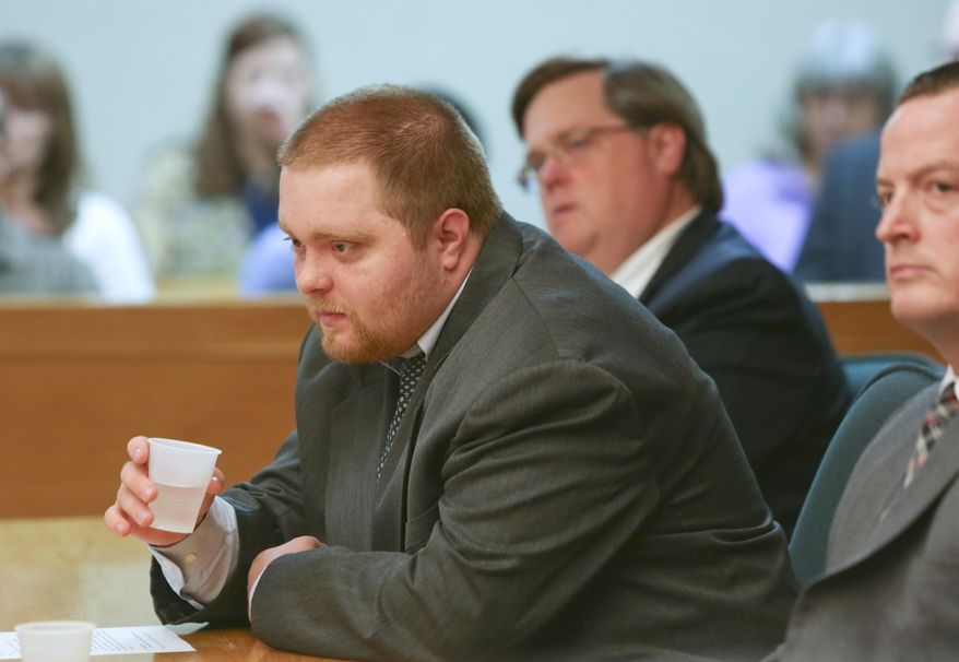 Mikeal Rafayel Sardarov pleaded no contest Monday, July 17, 2017, to second-degree murder in the death of his wife's infant nephew, Liam Fink. Sardarov was watching the child Feb. 28, 2016, when Liam sustained fatal injuries. (Heather Rousseau/The Roanoke Times via AP)