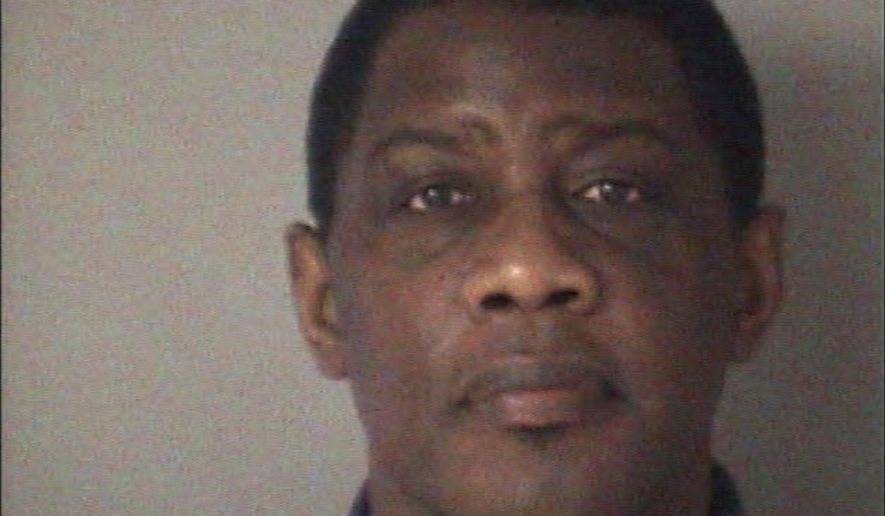 This undated photo released by the Presque Isle Sheriff's Department shows Rev. Sylvestre Obwaka, a Roman Catholic priest, is accused of sexually assaulting another priest in northern Michigan. Jury selection is starts Tuesday, July 18, 2017, in Obwaka's trial in Rogers City, Mich. (Presque Isle Sheriff's Department via AP)