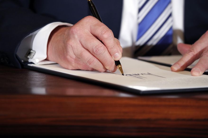 President Trump signed a proclamation during a &quot;Made in America&quot; product showcase. His push to get Americans to embrace goods “Made in USA” is harder than it looks. (Associated Press/File)