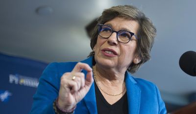 In this Jan. 9, 2017, file photo, American Federation of Teachers President Randi Weingarten speaks about education at the National Press Club in Washington. (AP Photo/Cliff Owen, File) ** FILE **