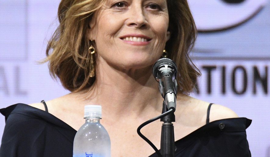 Sigourney Weaver attends the "Marvel's The Defenders" panel on day two of Comic-Con International on Friday, July 21, 2017, in San Diego. (Photo by Al Powers/Invision/AP)