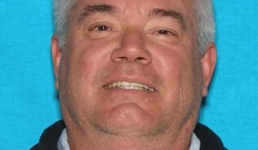 FILE - This undated file photo provided by the Canyon County Sheriff's office shows suspect Gerald "Mike" Bullinger, formerly of Ogden, Utah, who is considered a person of interest in the murder of three women discovered in June 2017, at a rural farmhouse in Caldwell, Idaho. Deputies with the Bonneville County Sheriff's Office said Friday, July 21, 2017, that Bullinger may have been seen near near eastern Idaho's Swan Valley. They've searched the area but so far have not located him. (Canyon County Sheriff via AP, File)
