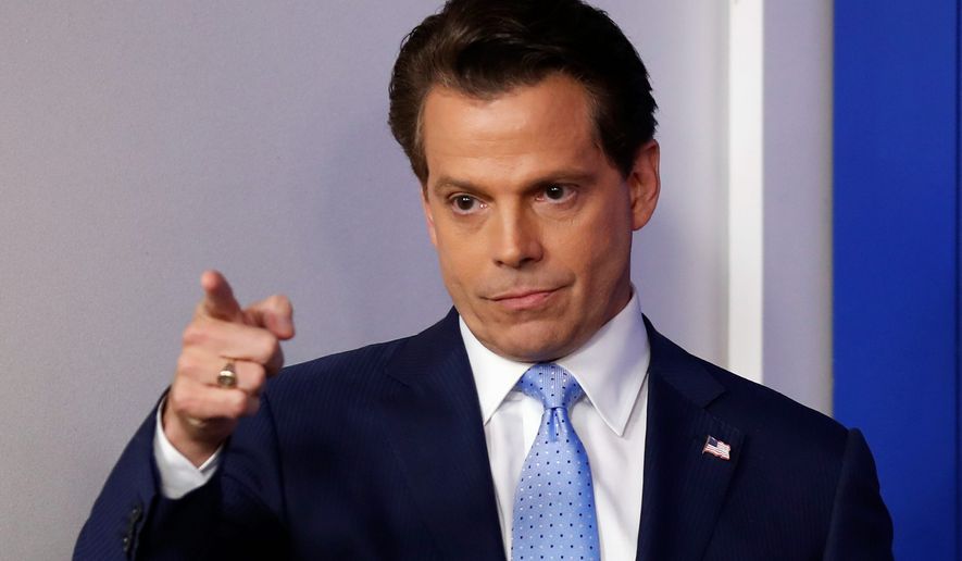 &quot;The politics of &#x27;gotcha&#x27; are over. I have a thick skin,&quot; tweeted White House communications director Anthony Scaramucci. (Associated Press)