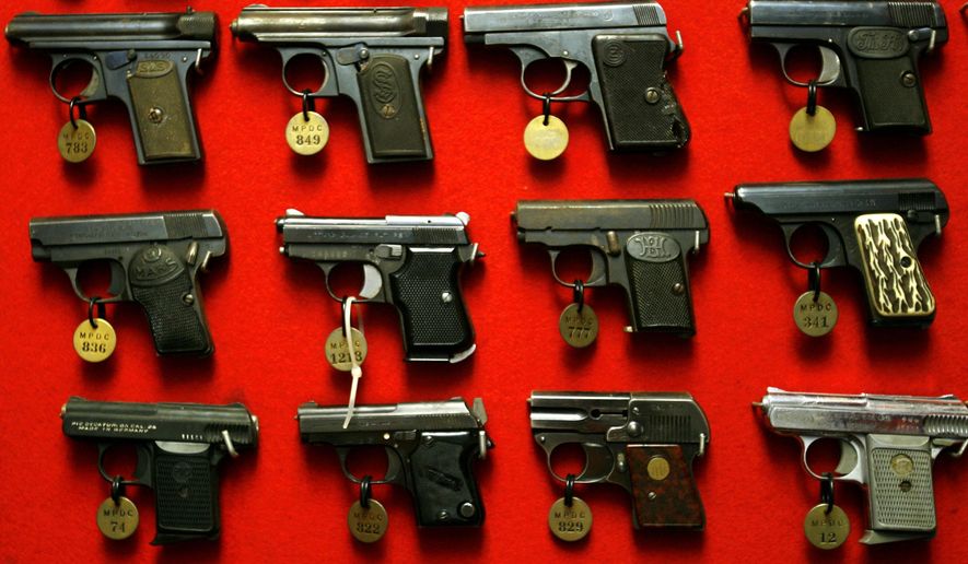 A federal appeals court this year blocked a District of Columbia law that makes it difficult for gun owners to get concealed-carry permits by requiring them to show that they have a good reason to carry a weapon. (Associated Press/File)
