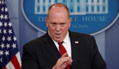 Thomas Homan, acting director of U.S. Immigration and Customs Enforcement (Associated Press) **FILE**