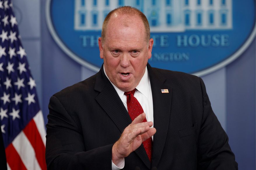 Thomas Homan, acting director of U.S. Immigration and Customs Enforcement (Associated Press) **FILE**