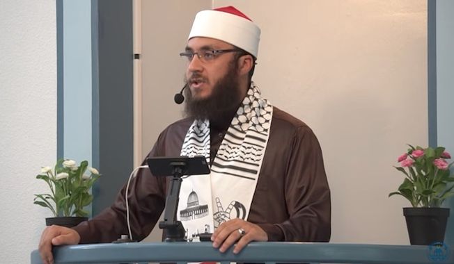 Ammar Shahin, imam of the Islamic Center of Davis, California, said Friday at a press conference: &quot;To the Jewish community here in Davis and beyond, I say this deeply: I am deeply sorry for the pain I have caused.&quot; (YouTube)


