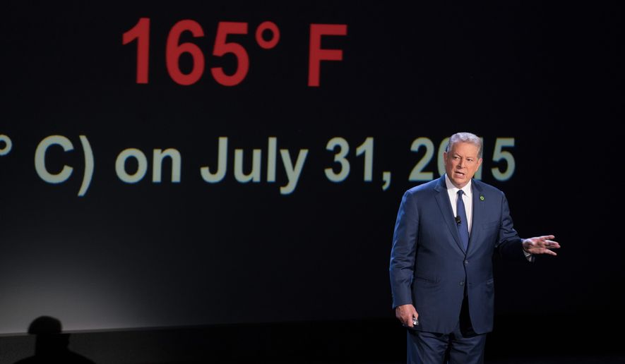 Al Gore&#39;s &quot;An Inconvenient Sequel: Truth to Power&quot; didn&#39;t come anywhere near the success of &quot;An Inconvenient Truth&quot; massive media attention, mostly fawning reviews and promotion from eco-conscious stars such as Paul McCartney, Bono and Pharrell Williams. (Associated Press/File)