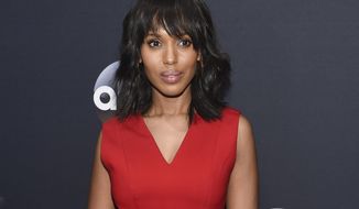FILE - In this May 16, 2017 file photo, actress Kerry Washington attends the ABC Network 2017 Upfront in New York. Washington is being recognized by a national education organization for integrating LGBT activism into her film and television career. GLSEN announced Thursday, July 27, 2017, that it will honor Washington with the Inspiration Award at the 2017 GLSEN Respect Awards on Oct. 20 in Beverly Hills, Calif. (Photo by Evan Agostini/Invision/AP, FIle)